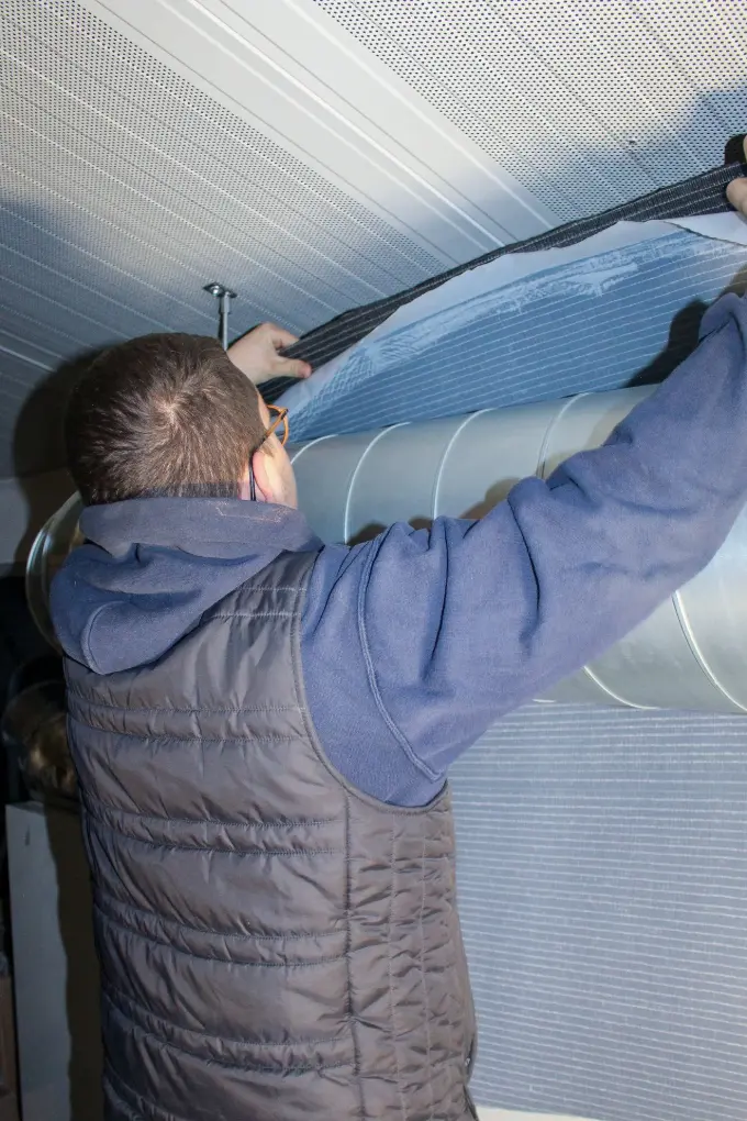 Installation d’un réseau de ventilation intégré à un système HVAC